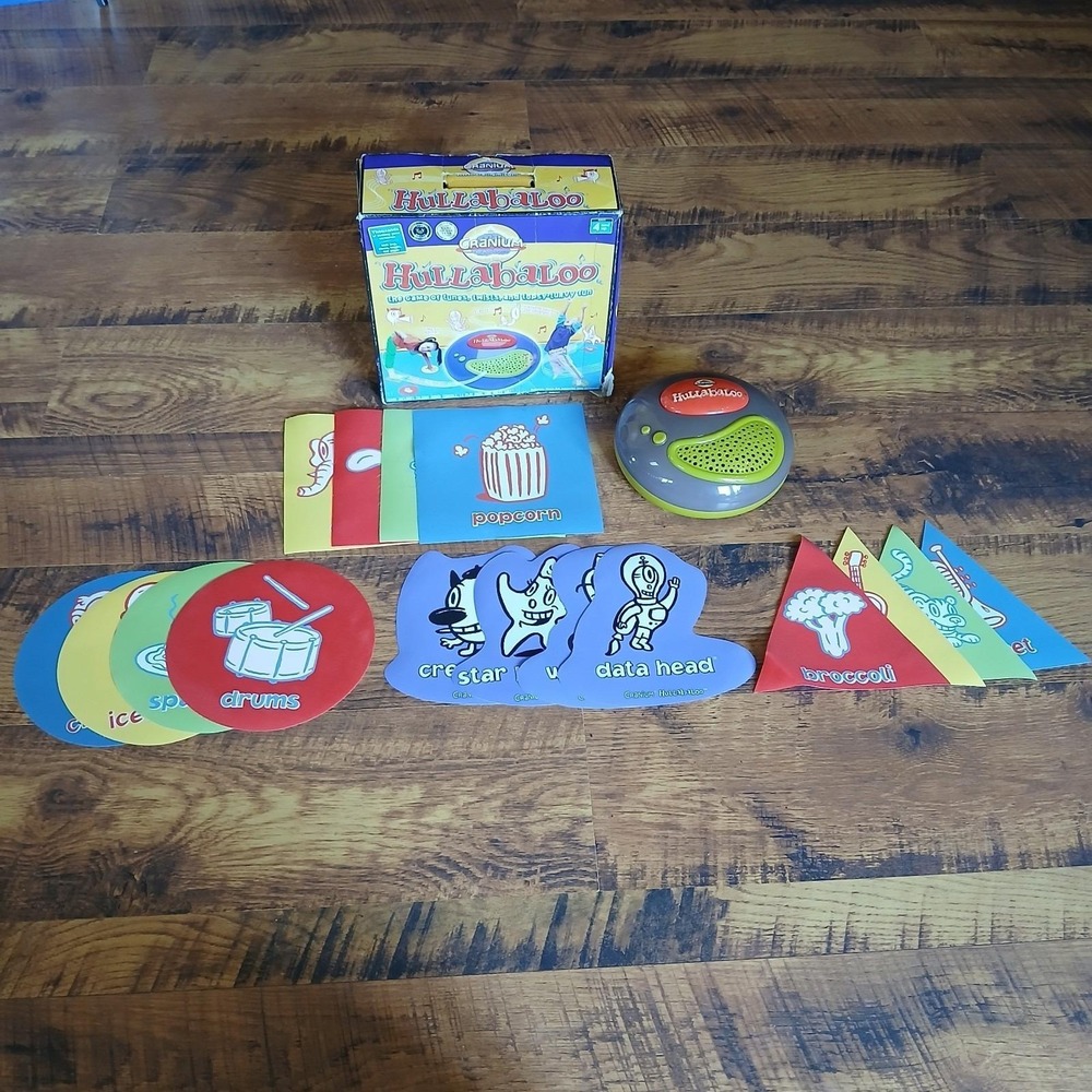 Cranium Hullabaloo Children's Game COMPLETE 2004 Kids Tested Works Vintage